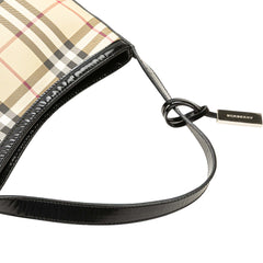 House Check Coated Canvas Handbag