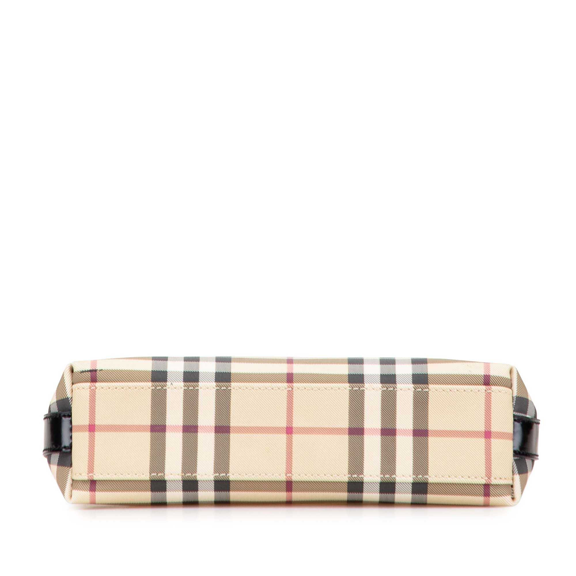 House Check Coated Canvas Handbag