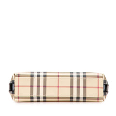 House Check Coated Canvas Handbag