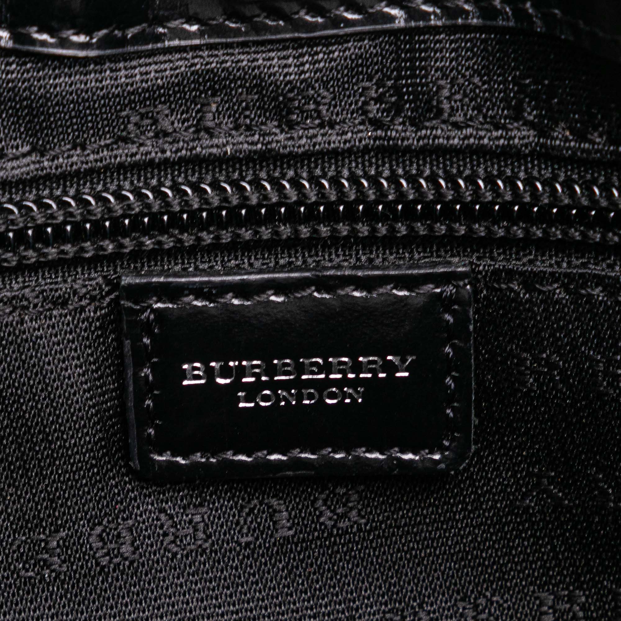 House Check Coated Canvas Handbag