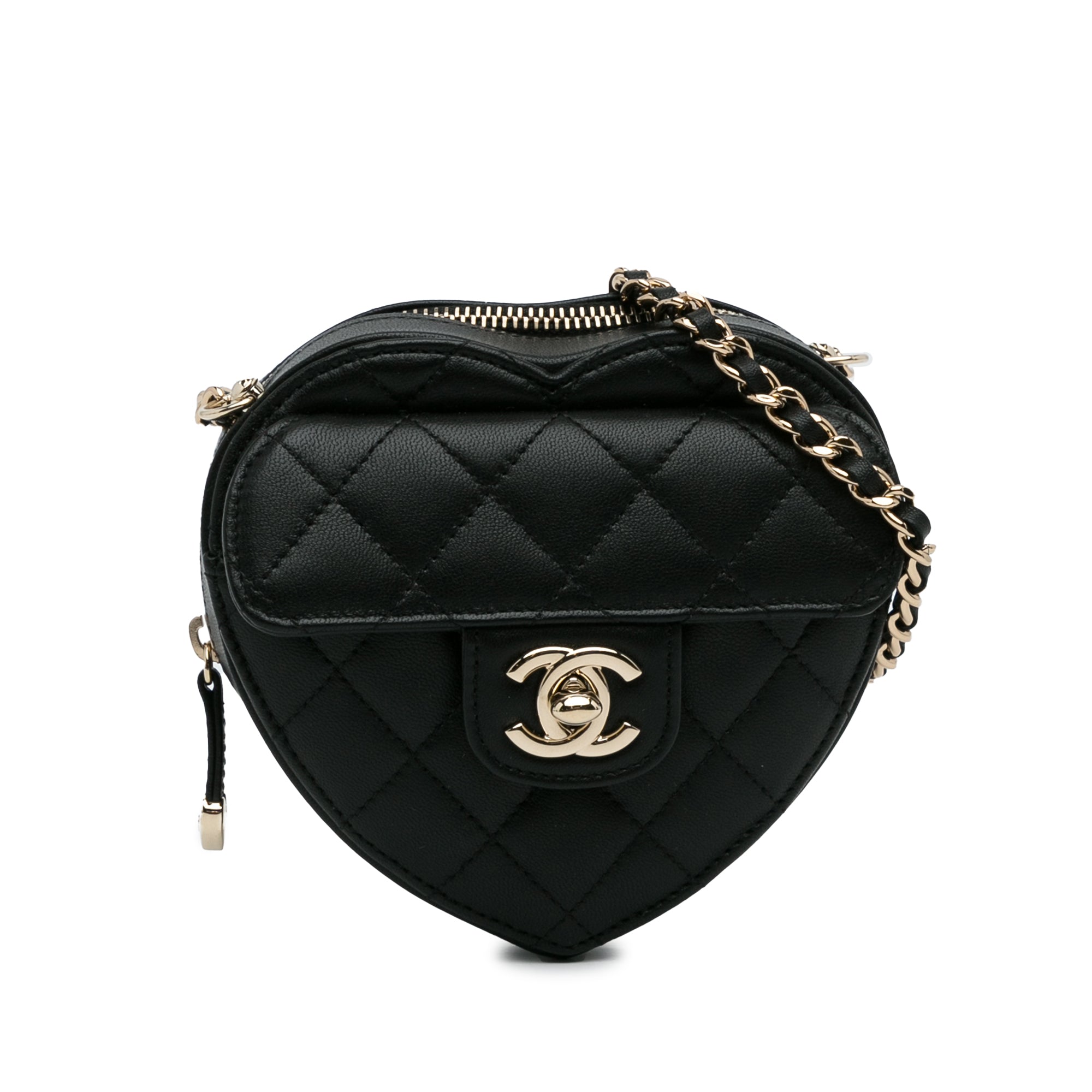 Mini Lambskin CC in Love Heart Crossbody