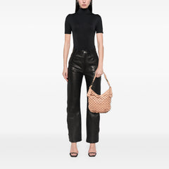 Leather St Tropez Fish Scale Hobo