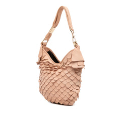 Leather St Tropez Fish Scale Hobo