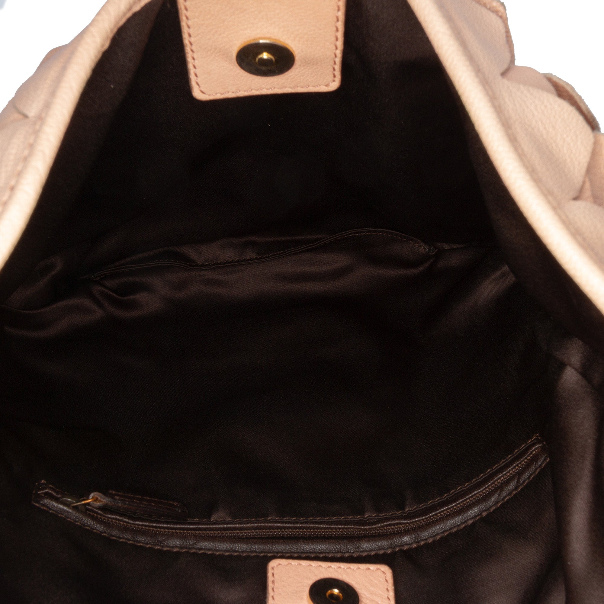 Leather St Tropez Fish Scale Hobo