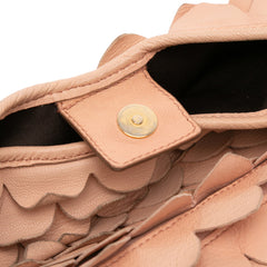 Leather St Tropez Fish Scale Hobo