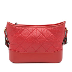 Small Chevron Lambskin Gabrielle Crossbody