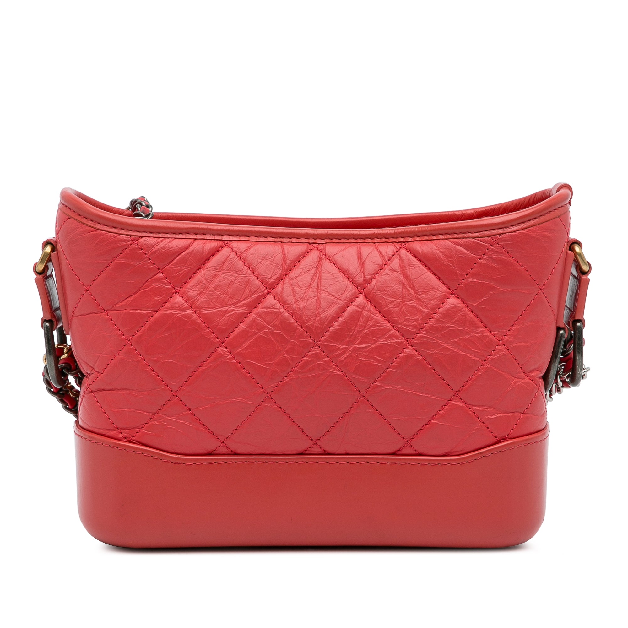 Small Chevron Lambskin Gabrielle Crossbody