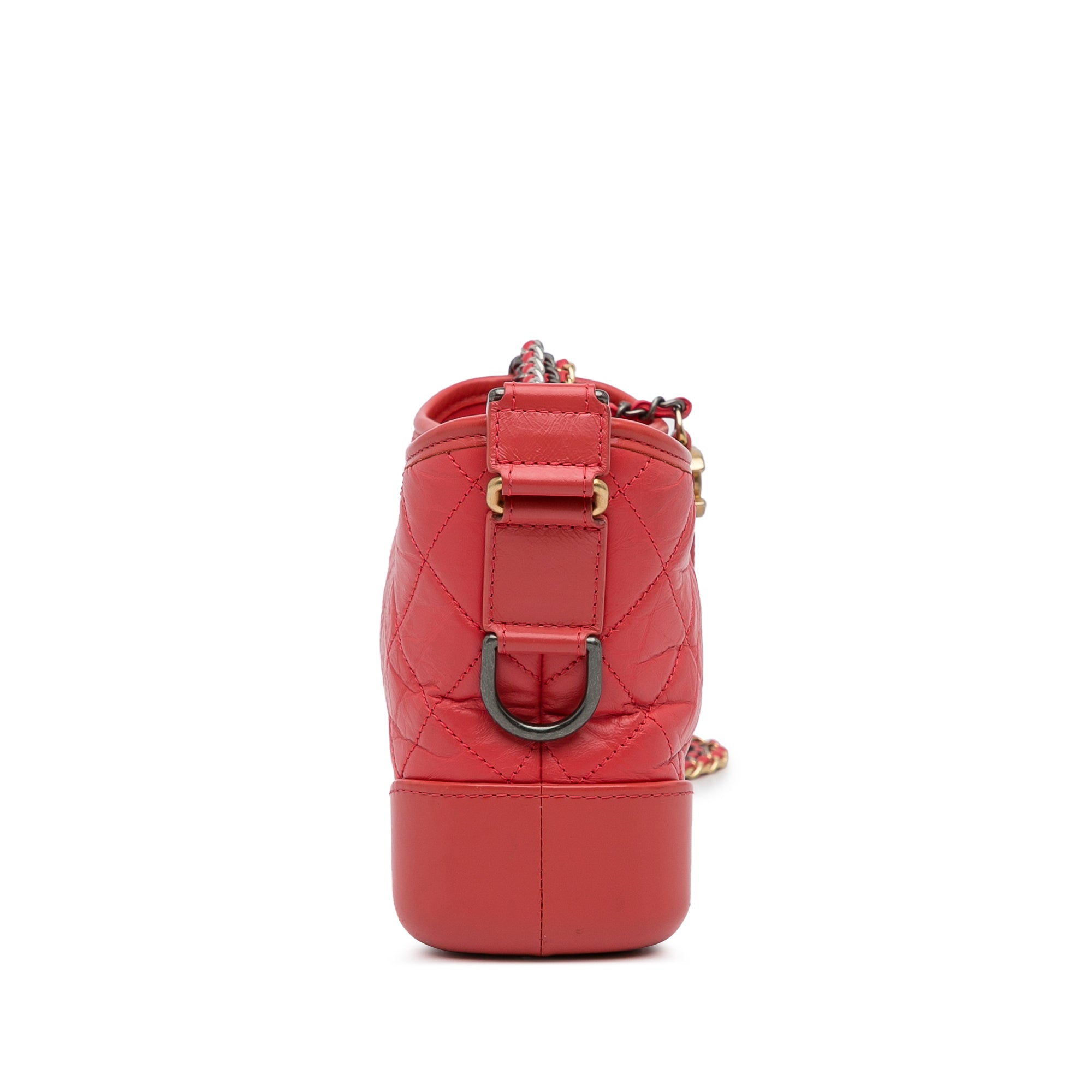 Small Chevron Lambskin Gabrielle Crossbody