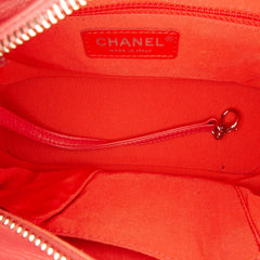 Small Chevron Lambskin Gabrielle Crossbody