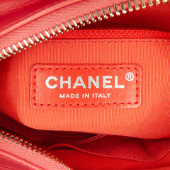 Small Chevron Lambskin Gabrielle Crossbody