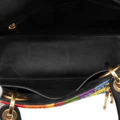 Medium Canvas Beaded and Embroidered Tarot Judgment Lady Dior