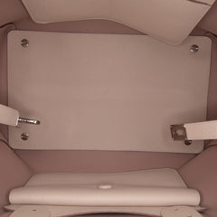 Large Supple Grained Calfskin Open Bar Tote