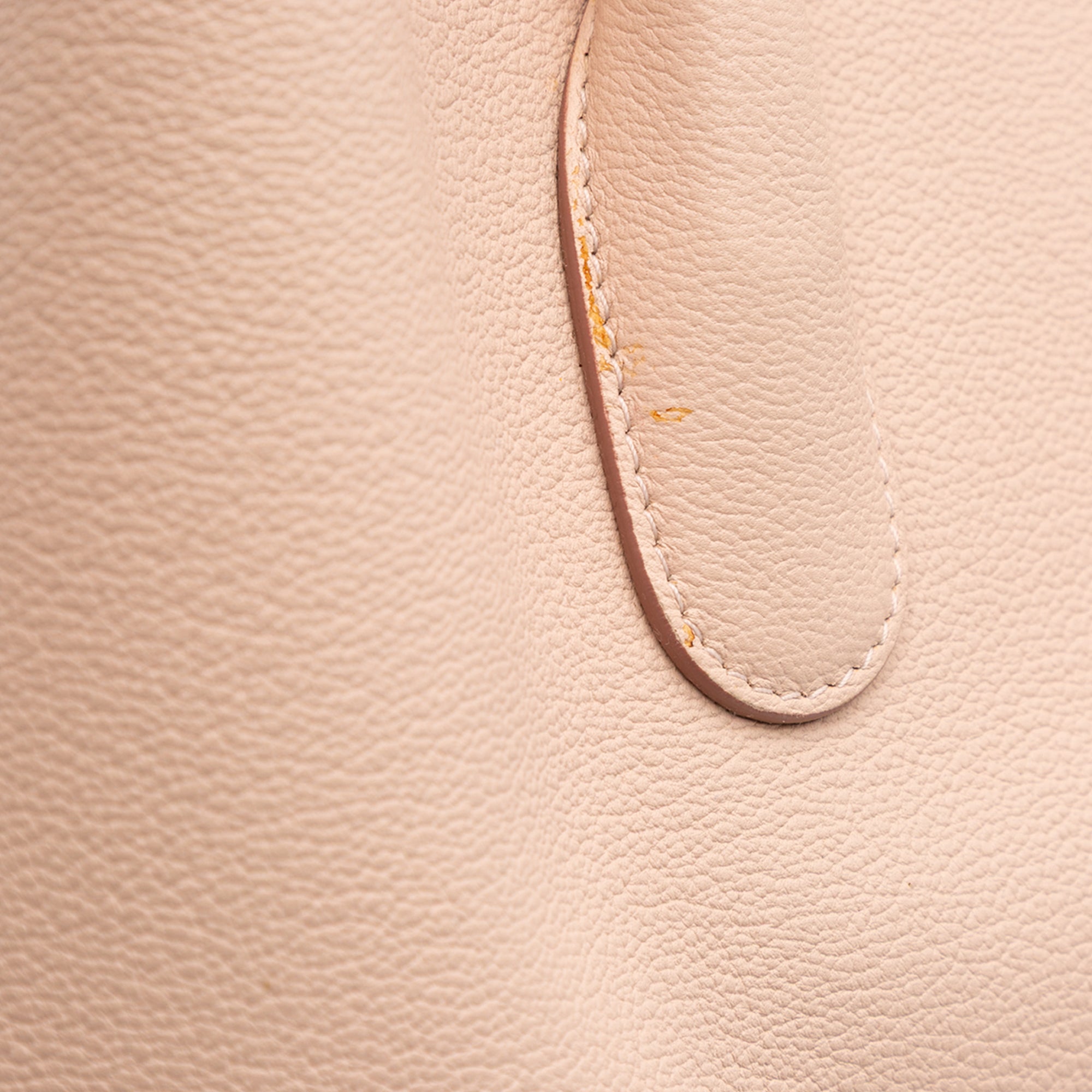 Large Supple Grained Calfskin Open Bar Tote