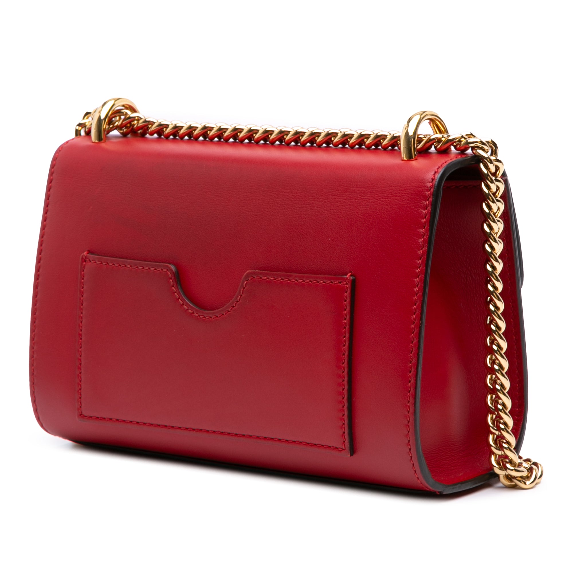 Small Leather Padlock Crossbody