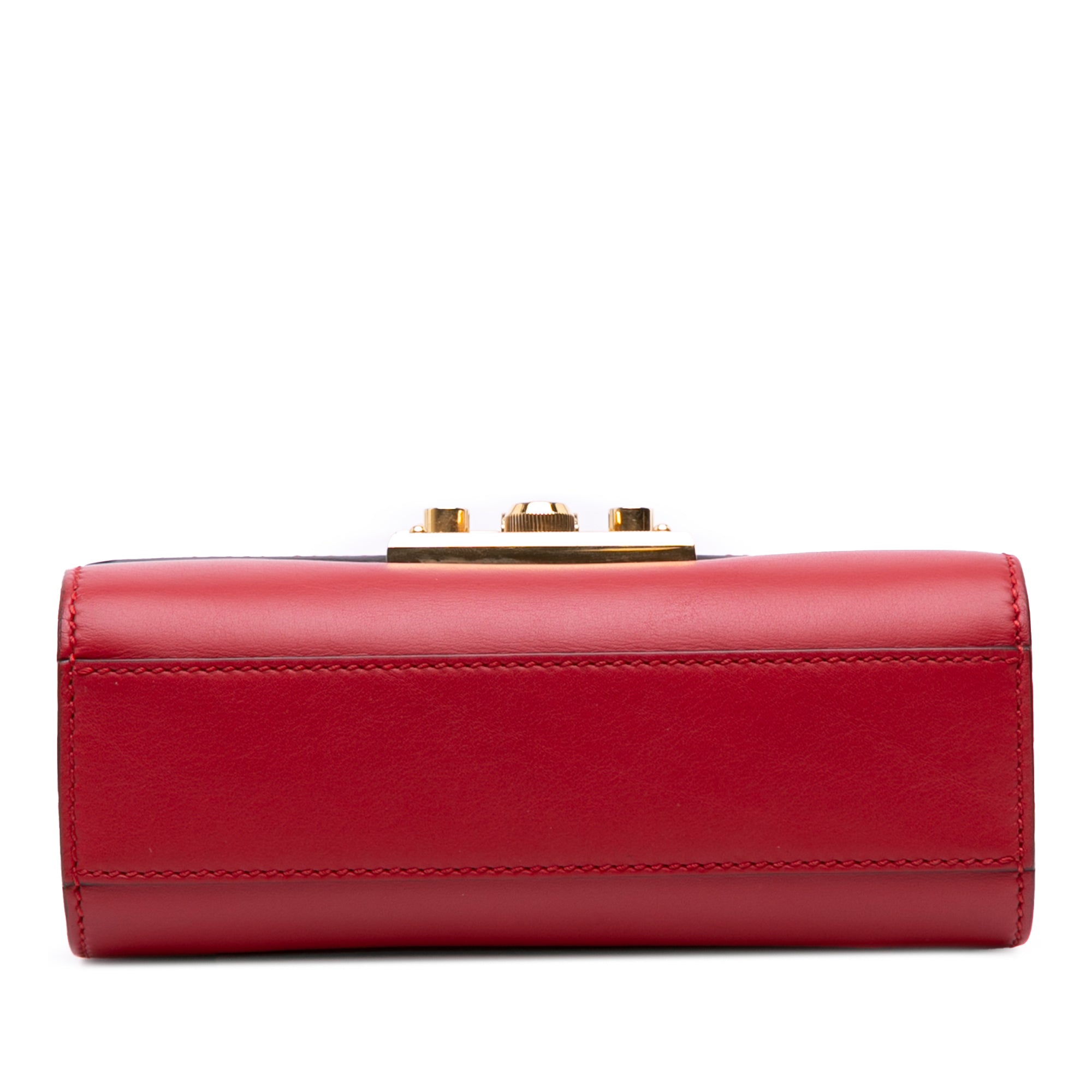 Small Leather Padlock Crossbody