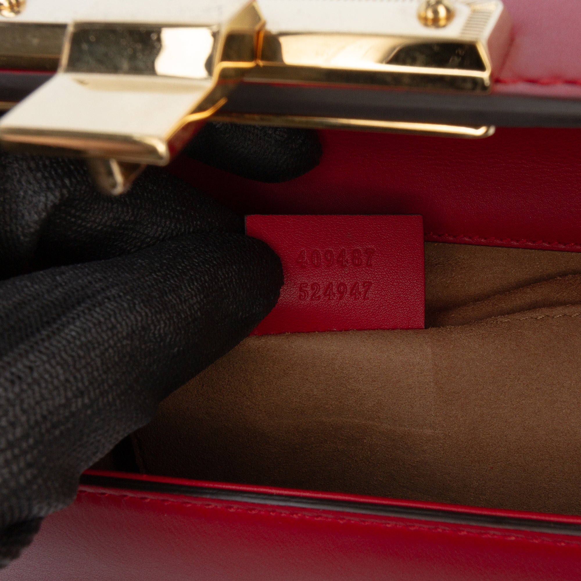 Small Leather Padlock Crossbody