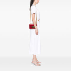 Small Leather Padlock Crossbody