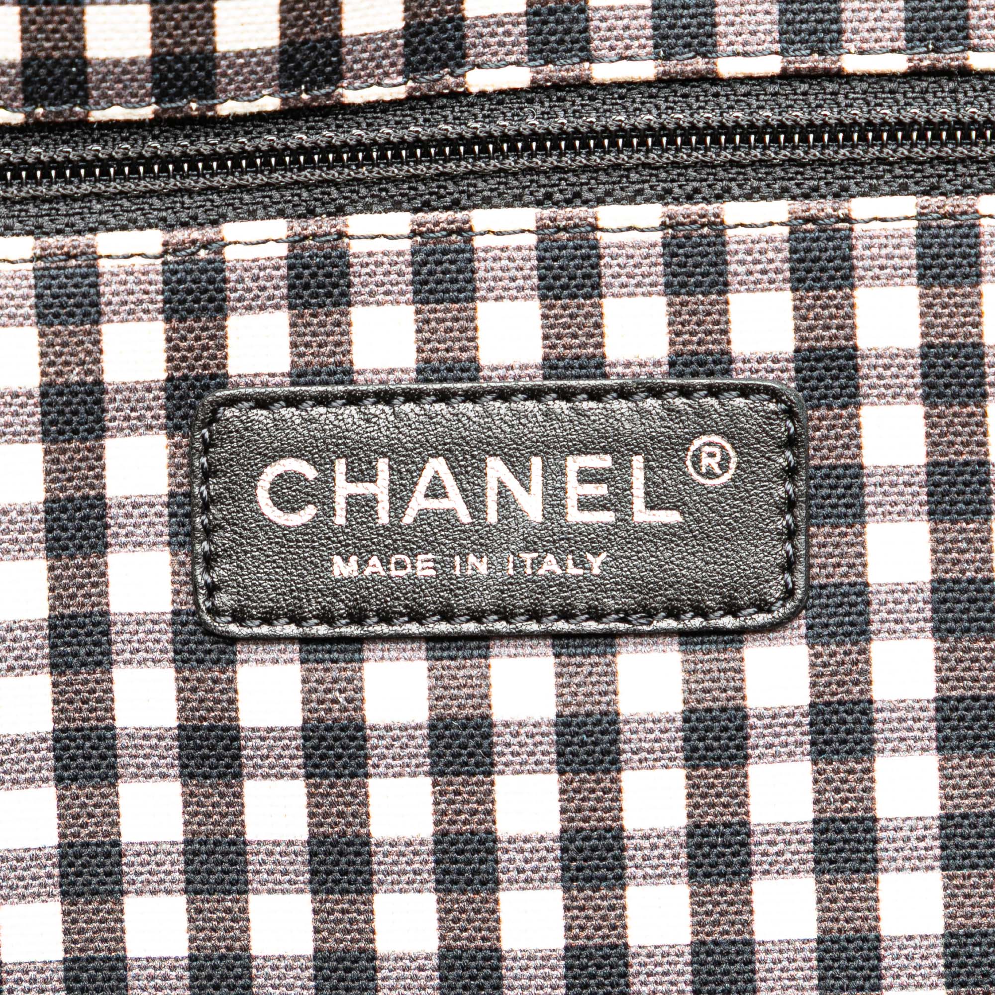 Printed Canvas Gingham Weekender Tote