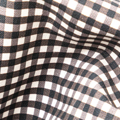 Printed Canvas Gingham Weekender Tote