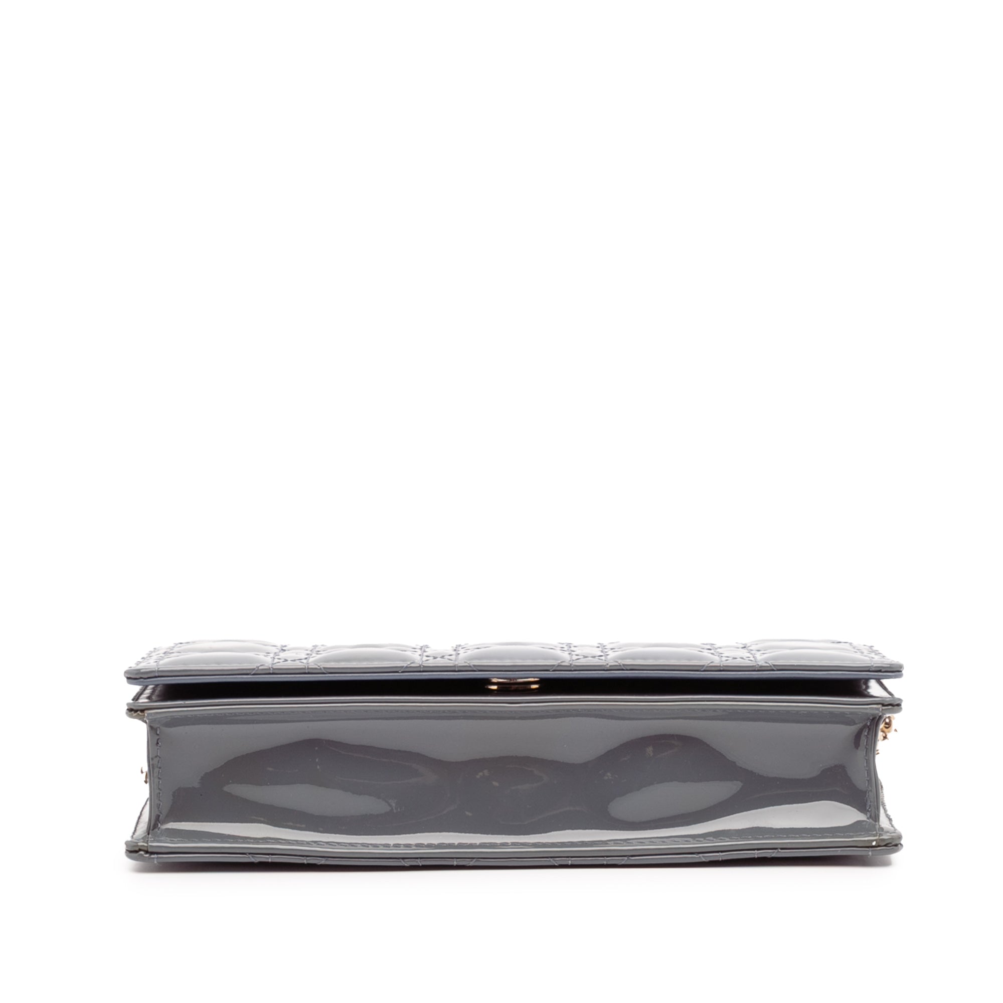 Patent Cannage Lady Dior Wallet On Chain