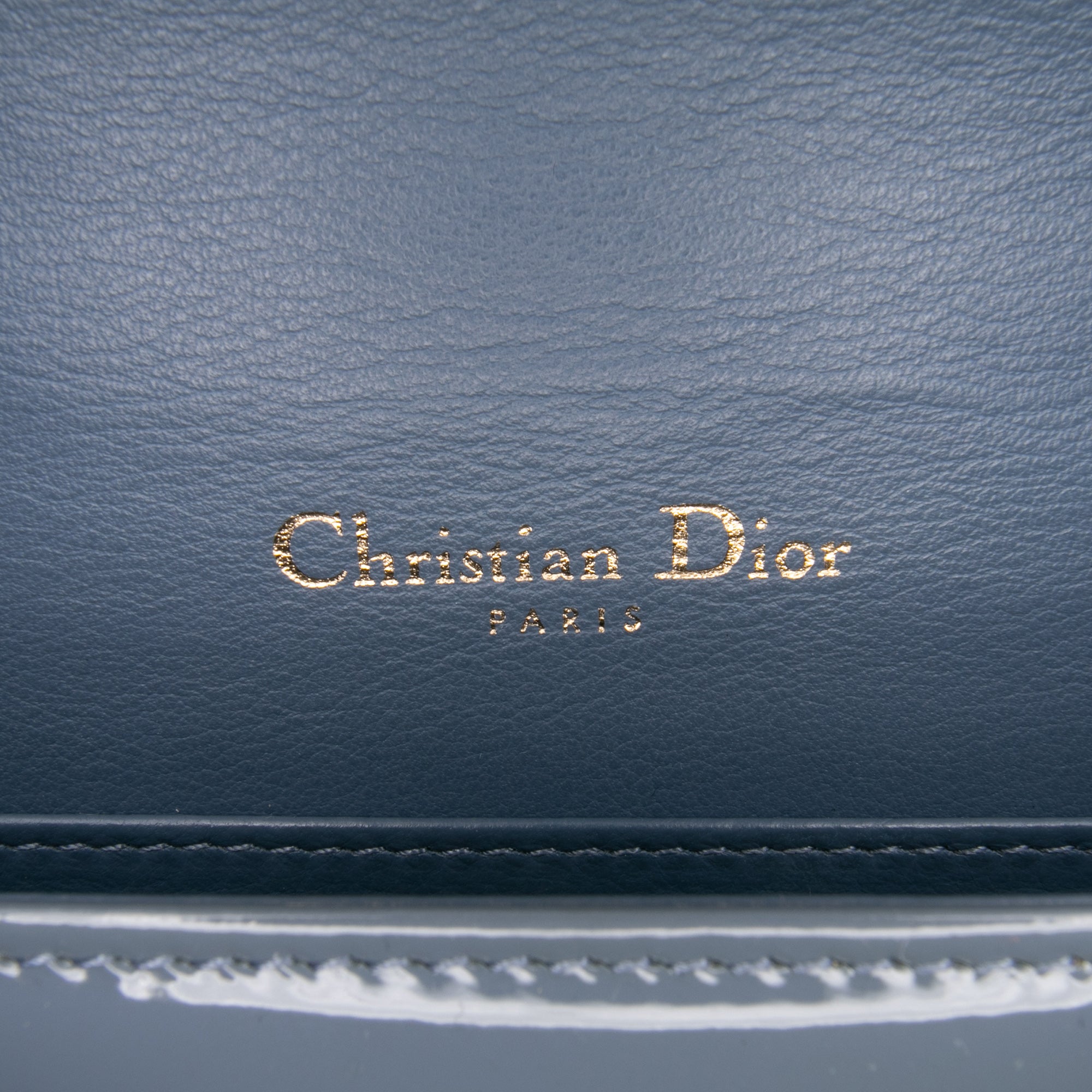 Patent Cannage Lady Dior Wallet On Chain