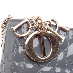 Patent Cannage Lady Dior Wallet On Chain
