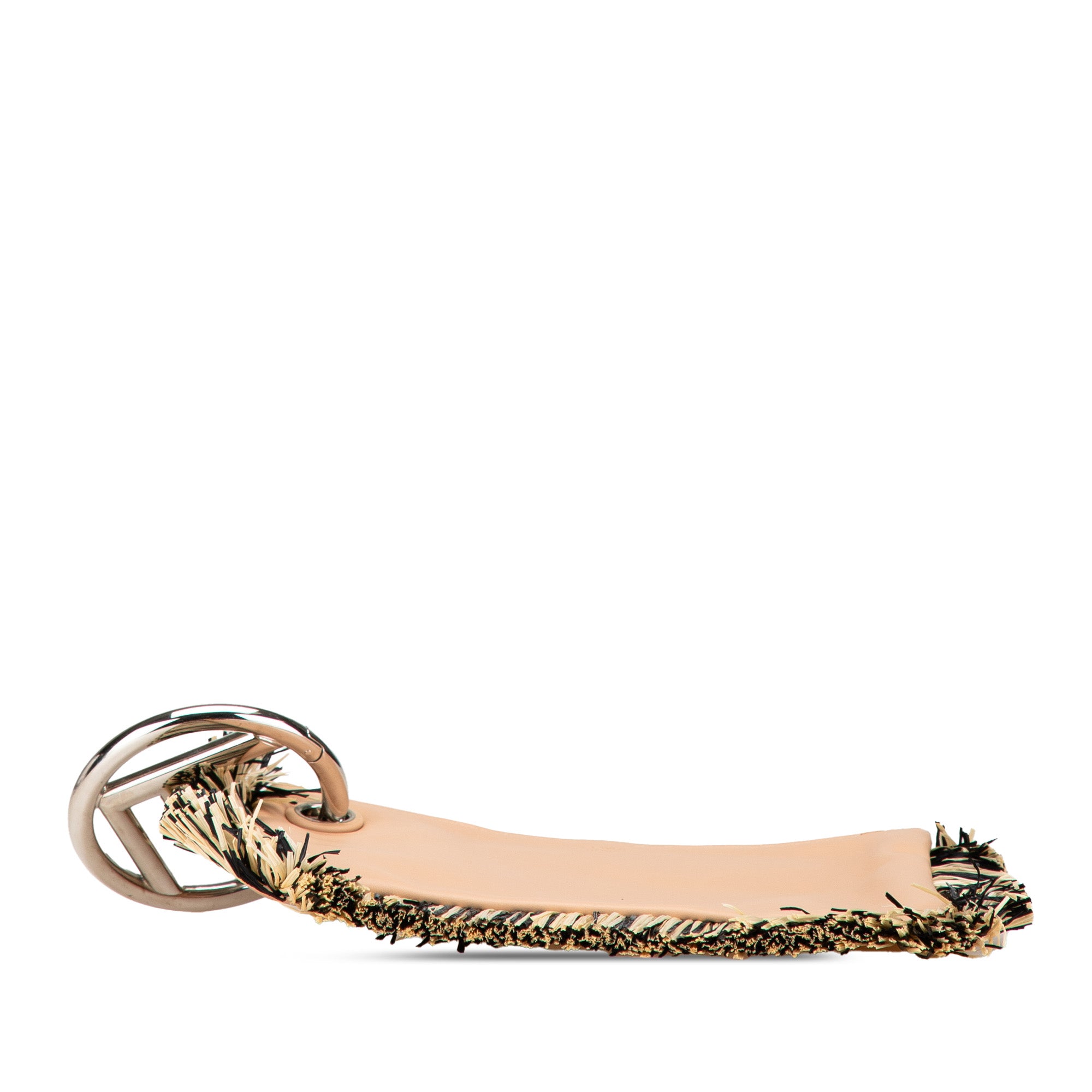 Zucca Leather and Raffia Triplette Clutch