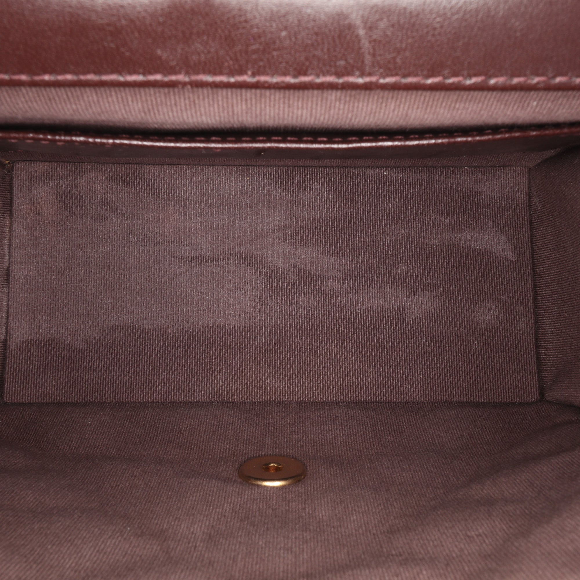 Mini Quilted Shiny Lambskin Single Flap