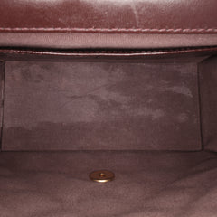Mini Quilted Shiny Lambskin Single Flap