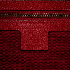 Canvas Sylvie Stripe Logo Drawstring Backpack