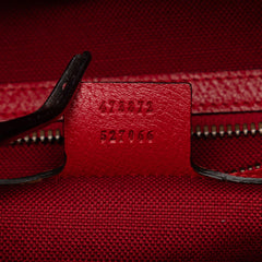 Canvas Sylvie Stripe Logo Drawstring Backpack