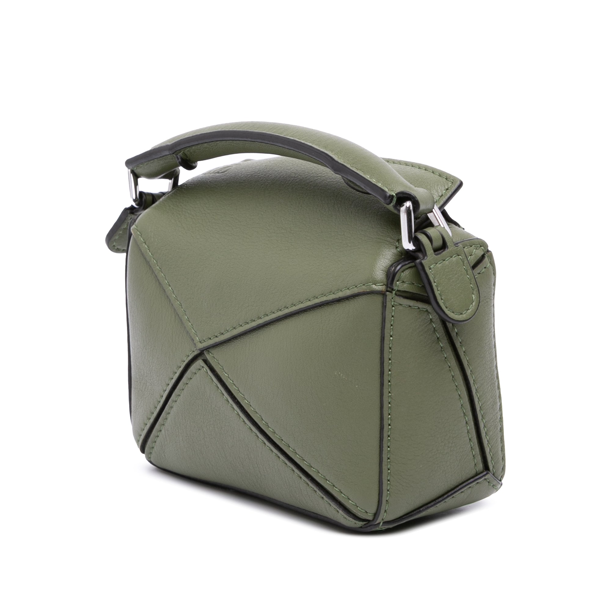 Nano Calfskin Puzzle Satchel