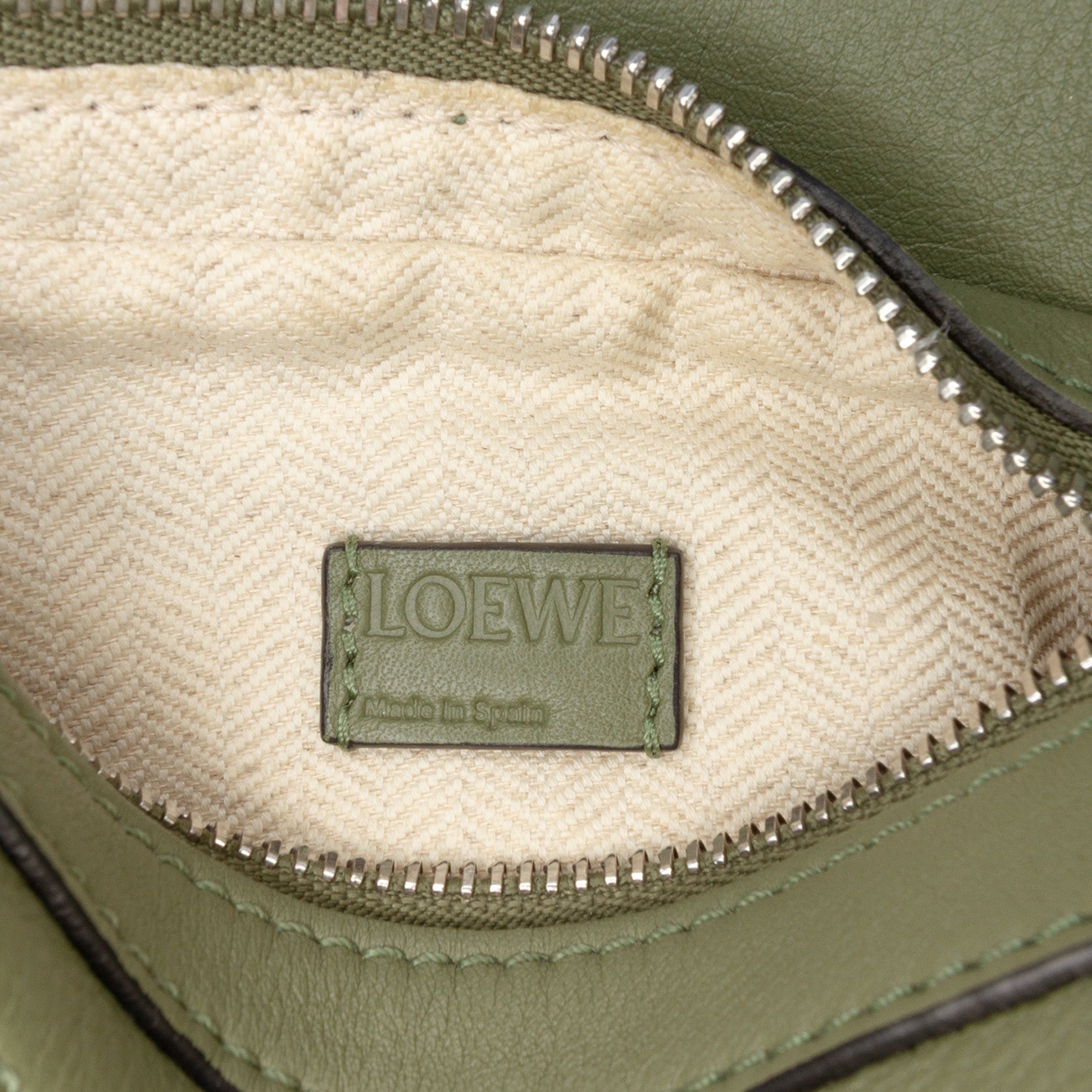Nano Calfskin Puzzle Satchel