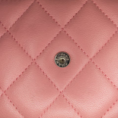 CC Quilted Lambskin Wallet On Chain