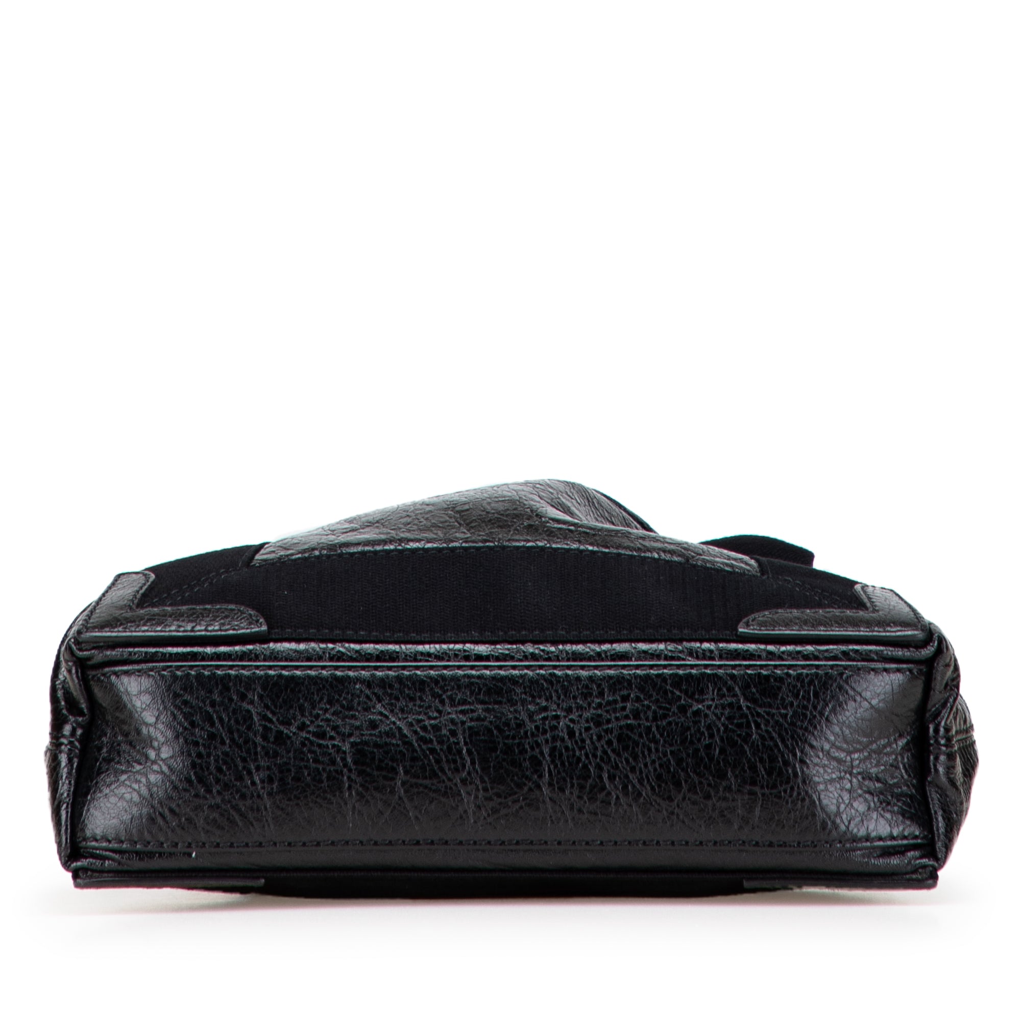 Leather Navy Cabas Tote XS