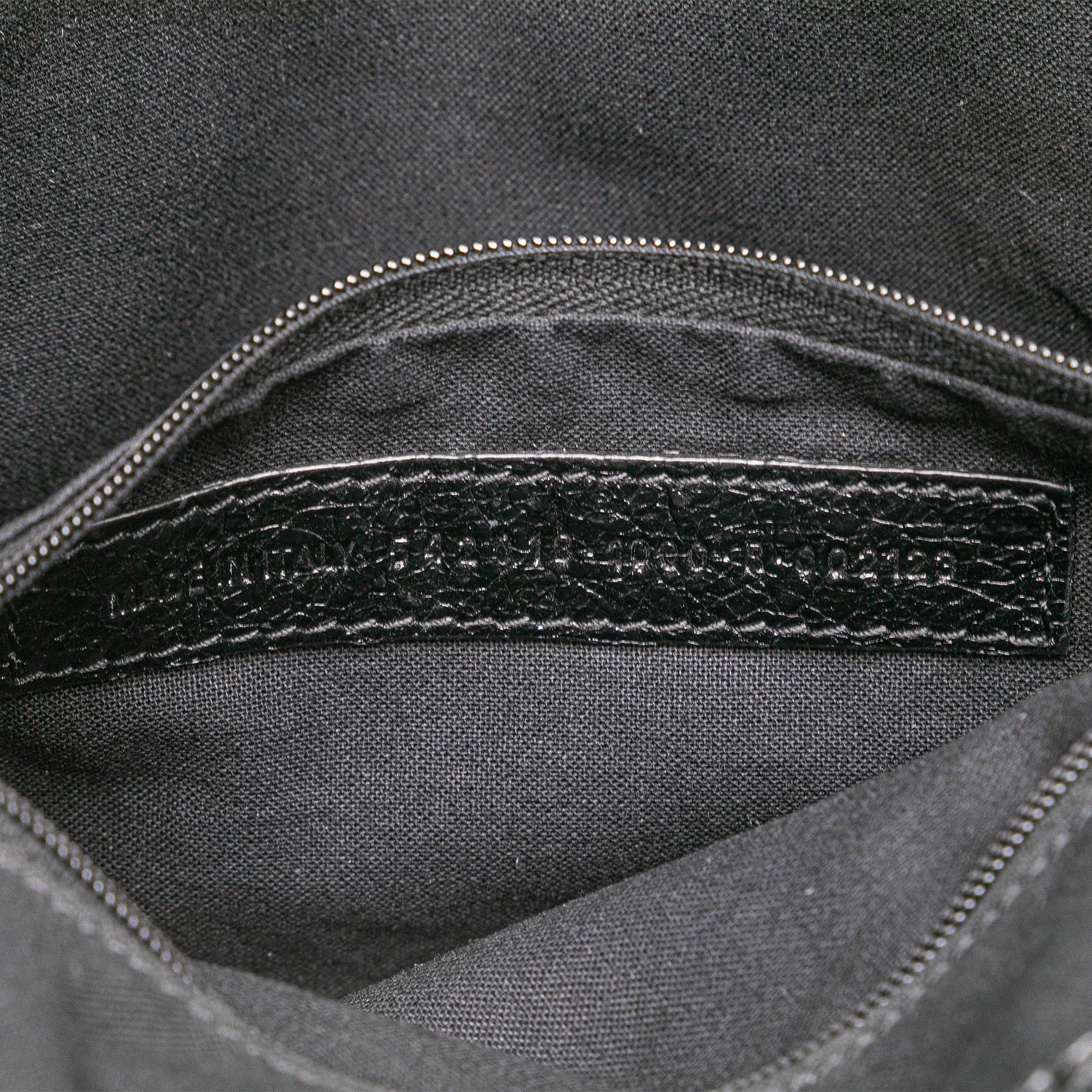 Leather Navy Cabas Tote XS