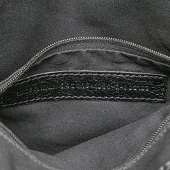 Leather Navy Cabas Tote XS