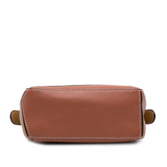 Mini Tricolor Calfskin Puzzle Satchel