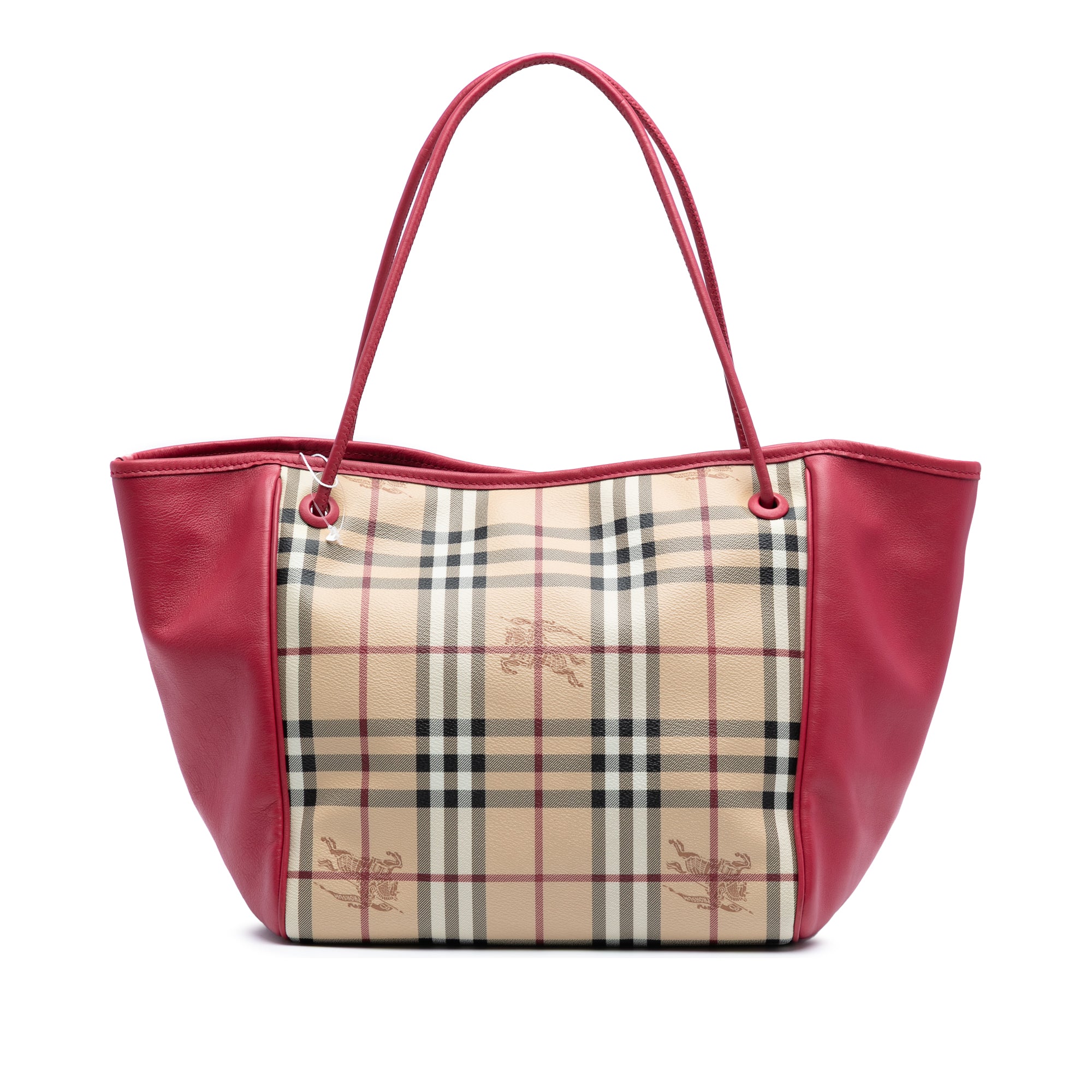 Small Haymarket Check Coated Canvas Canterbury Tote