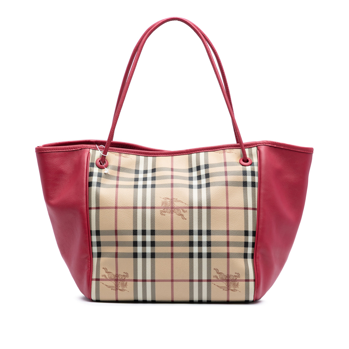 Small Haymarket Check Coated Canvas Canterbury Tote