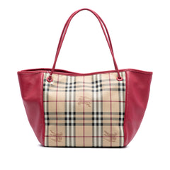 Small Haymarket Check Coated Canvas Canterbury Tote
