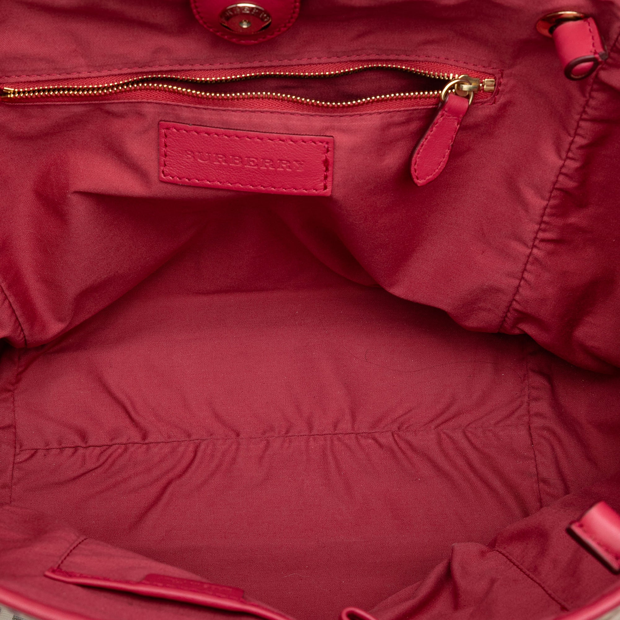 Small Haymarket Check Coated Canvas Canterbury Tote