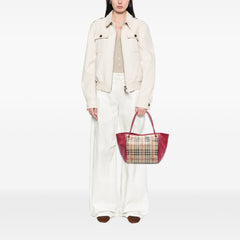 Small Haymarket Check Coated Canvas Canterbury Tote