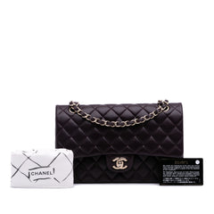 Medium Classic Lambskin Double Flap