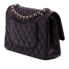 Medium Classic Lambskin Double Flap