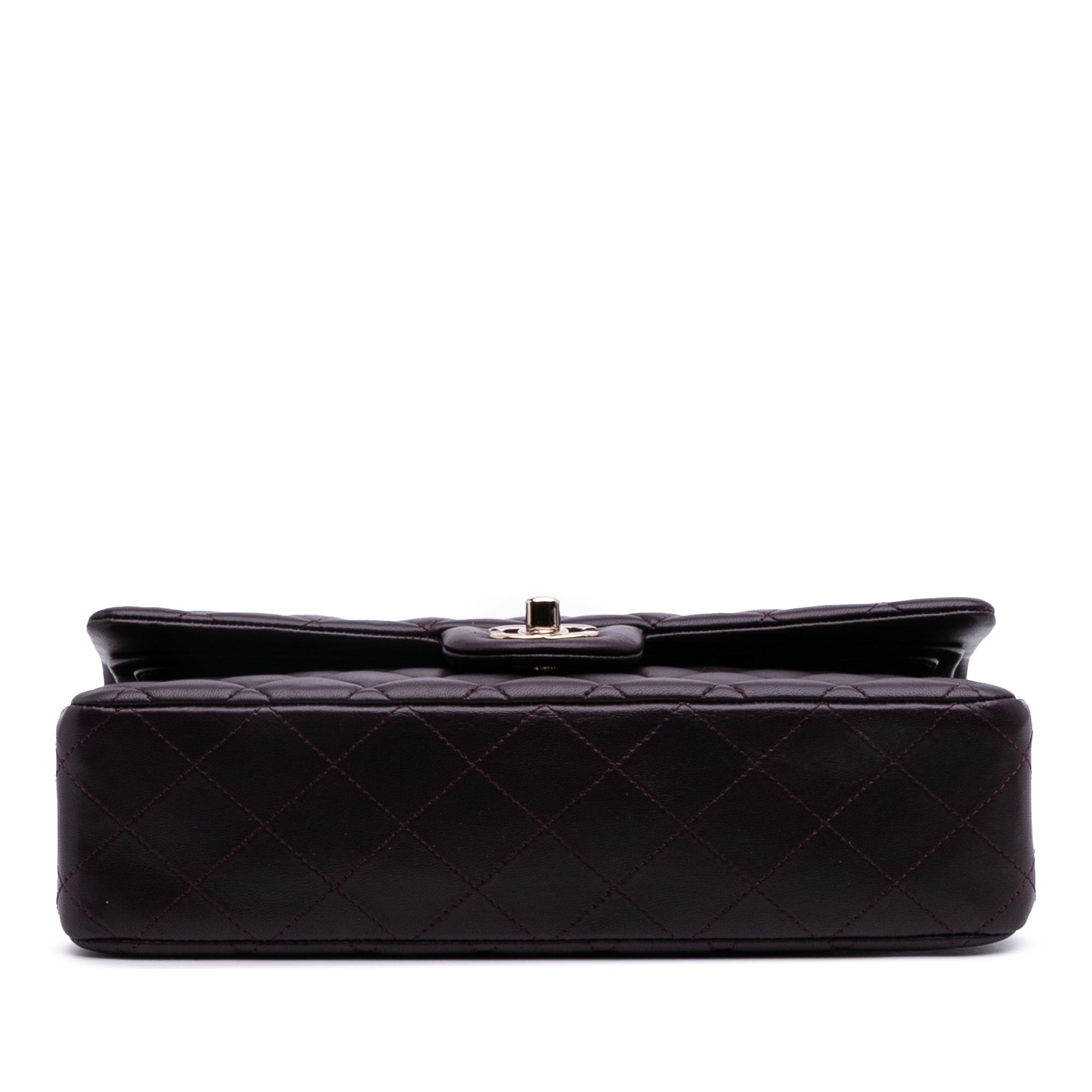 Medium Classic Lambskin Double Flap