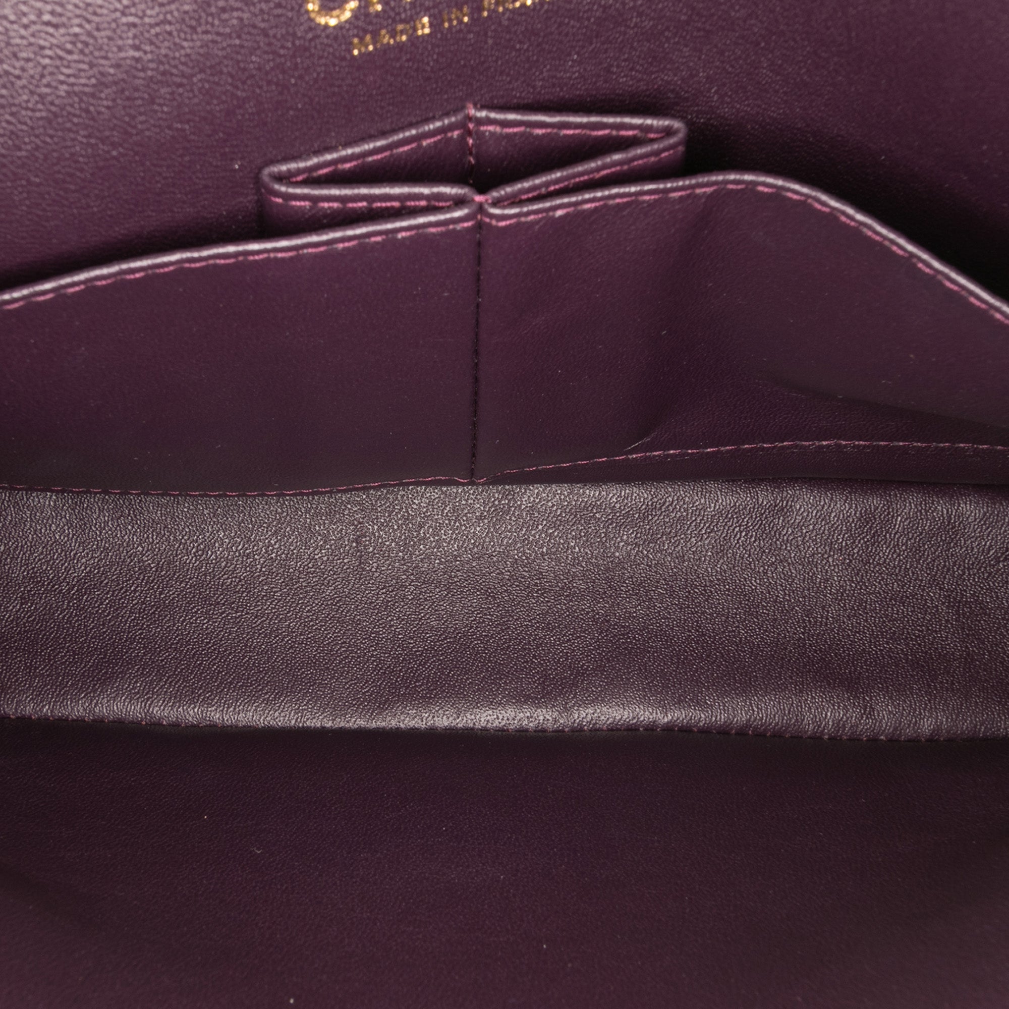 Medium Classic Lambskin Double Flap