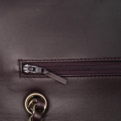 Medium Classic Lambskin Double Flap