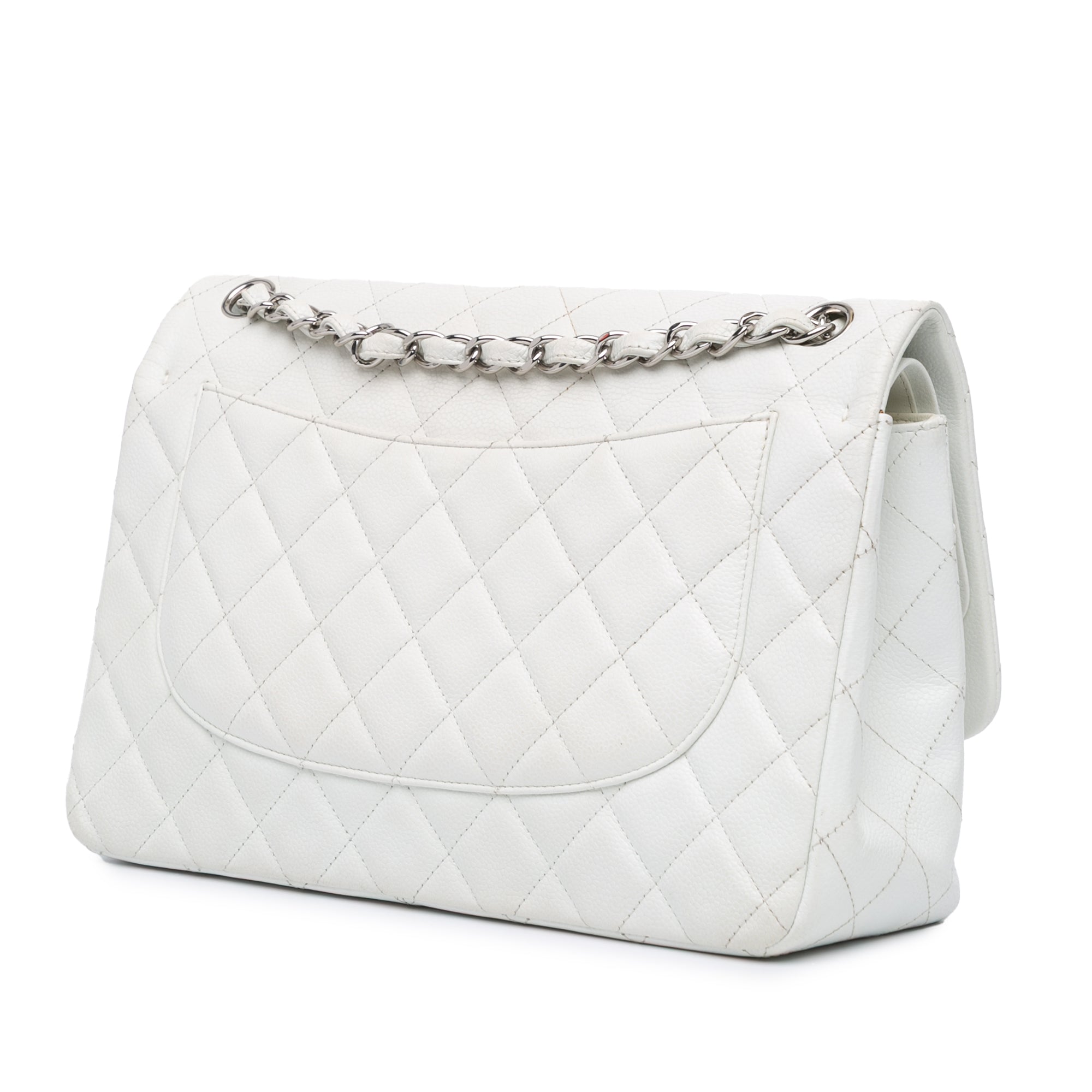 Jumbo Classic Caviar Double Flap
