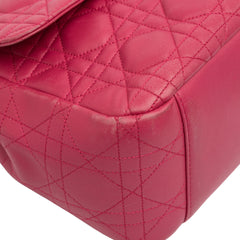 Large Lambskin Cannage Miss Dior Flap